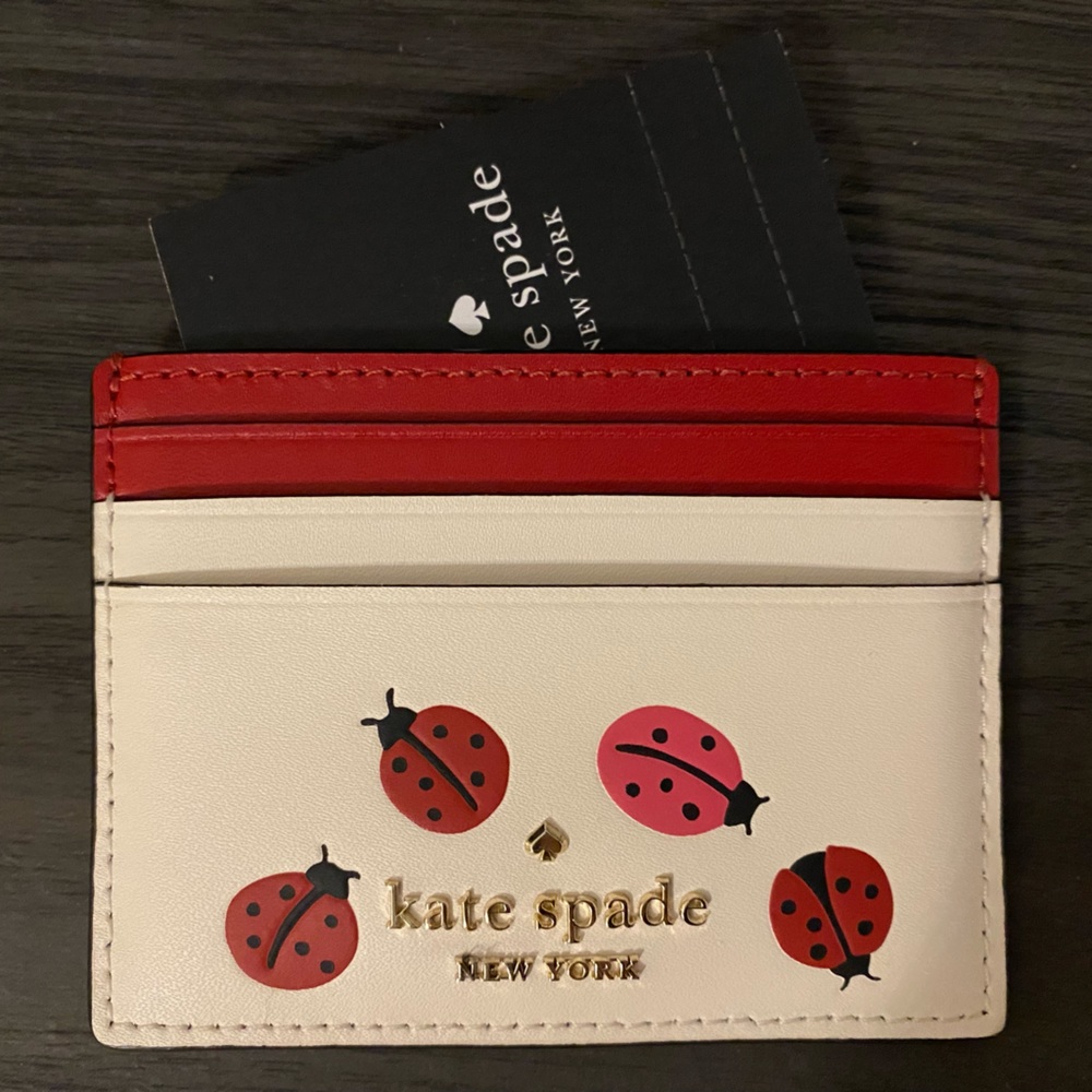 Kate Spade Card Holder Bugs